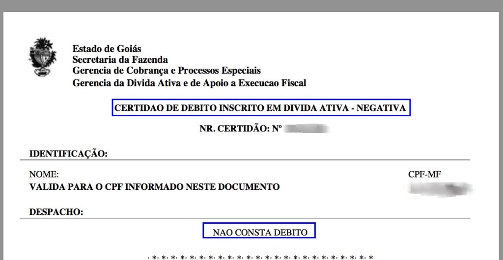Como Emitir A CND Pela Internet Certid o Negativa De D bitos Estado